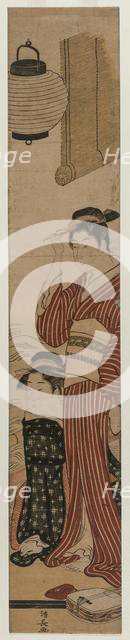 Two Geisha on a Balcony, 1782. Creator: Torii Kiyonaga (Japanese, 1752-1815).