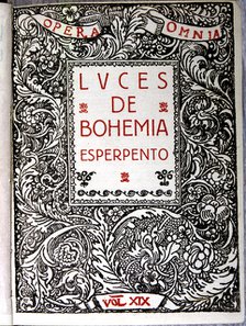Cover of 'Luces de Bohemia' by Valle Inclan.