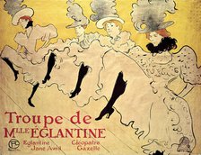 La Troupe de Mademoiselle Eglantine, 1895., 1895. Creator: Henri de Toulouse-Lautrec.