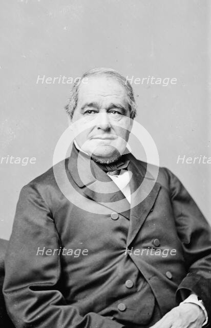 Hannibal Hamlin, between 1860 and 1875. Creator: Unknown.