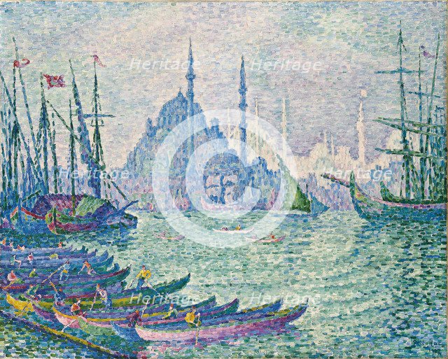 The Golden Horn, Minarets, 1907. Artist: Signac, Paul (1863-1935)