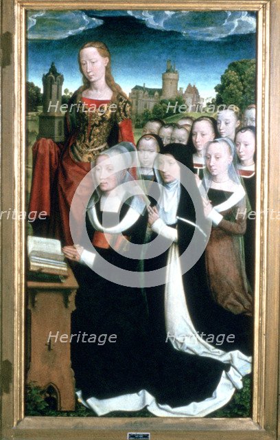 'Triptych of the Family Moreel', Detail, 1484. Artist: Hans Memling