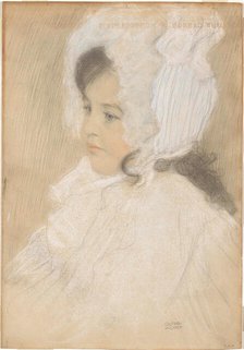 Portrait of a Child (Marie Moll), 1902-1904. Creator: Klimt, Gustav (1862-1918).