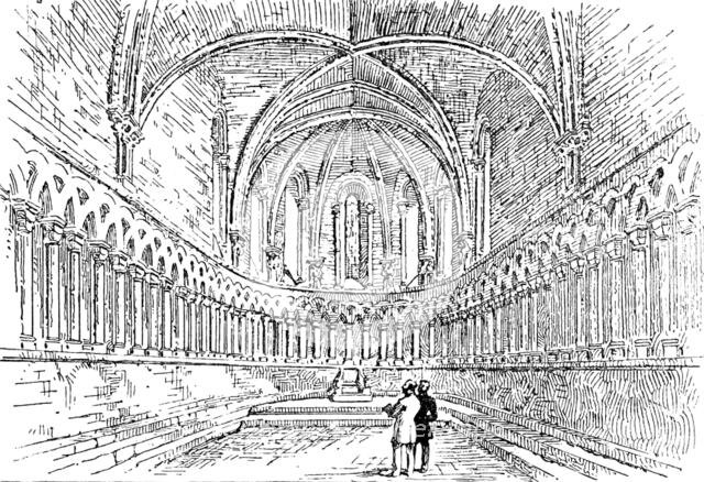 Proposed restoration of the Chapter House, Durham Cathedral.., the Chapter House as it will be, 1890 Creator: Unknown.