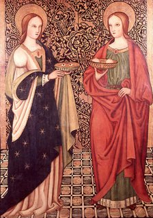 Saint Lucy and Saint Agatha, 1500. Creator: Unknown.