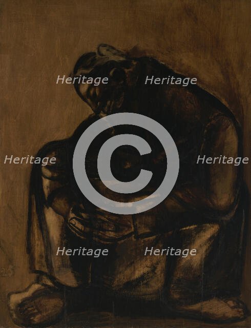 Woman at Prayers, 1925. Creator: Constant Permeke.