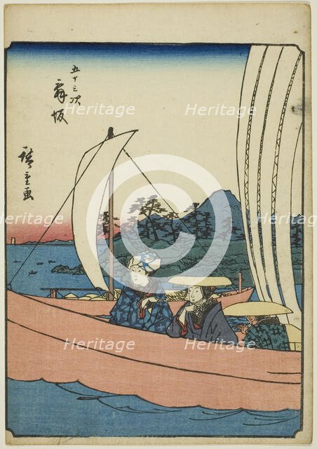 Maisaka, from the series "Fifty-three Stations [of the Tokaido] (Gojusan tsugi)," also..., 1852. Creator: Ando Hiroshige.