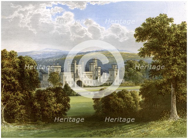 Ravensworth Castle, County Durham, home of the Earl of Ravensworth, c1880. Artist: Unknown