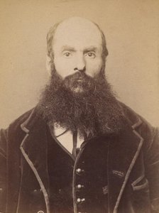 Villetard. Jules, Pierre. 42 ans, né à Ligny-le-Chastel (Yonne). Terrassier. Anarchiste. 5..., 1894. Creator: Alphonse Bertillon.