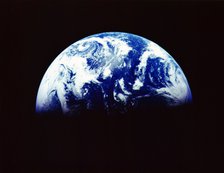 Earth from space, December 1992. Artist: Unknown