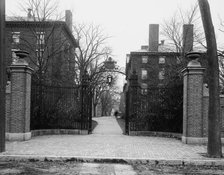 Holworthy Gate, Harvard University, Mass., between 1900 and 1905. Creator: Unknown.
