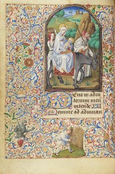 The Flight into Egypt; Hours of Simon de Varie, 1455. Creator: Master of Jean Rolin II.