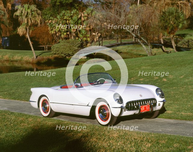 1953 Chevrolet Corvette. Artist: Unknown.