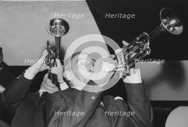 Wingy Manone, 100 Club, London, 1966. Creator: Brian Foskett.