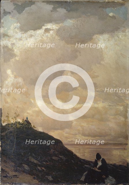 Heavenly space, 1911. Artist: Zarubin, Viktor Ivanovich (1866-1928)