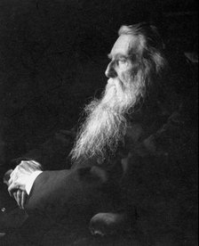 John Ruskin, English artist, poet and critic, c1897. Artist: Emil Otto Hoppe