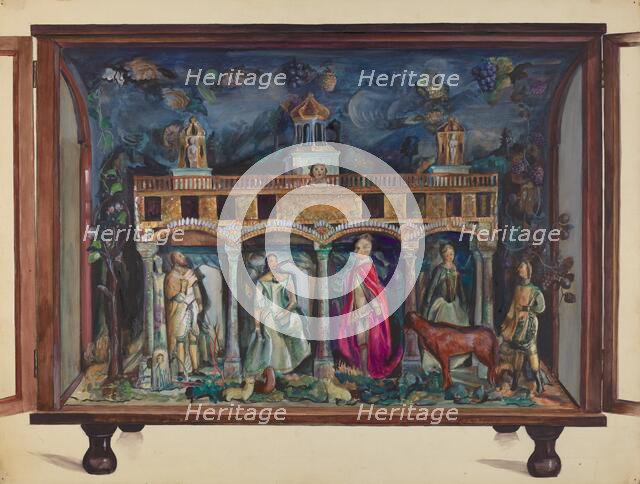 Wax Group, c. 1936. Creator: Mina Lowry.