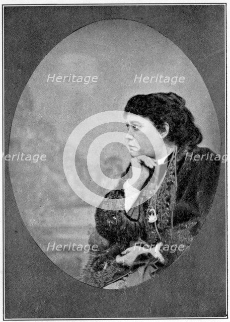 Helena Petrovna Blavatsky, American theosophist, c1874. Artist: Unknown