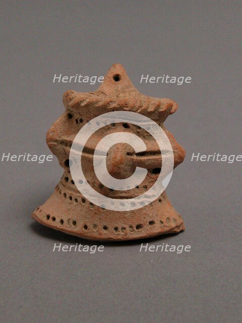 Head, Coptic, 4th-7th century. Creator: Unknown.