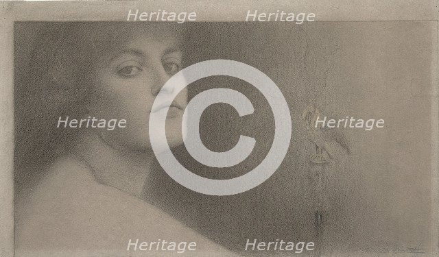 Study for l'Offrande (The Offering), 1891. Artist: Khnopff, Fernand (1858-1921)