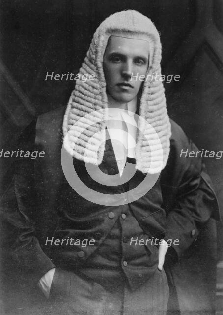 F.E. Smith, Solicitor General, between c1910 and c1915. Creator: Bain News Service.