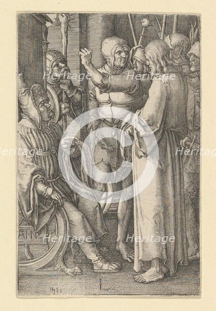 Christ Before Annas, 1521. Creator: Lucas van Leyden.