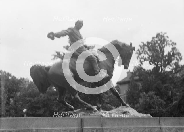Philip Henry Sheridan - Equestrian statues in Washington, D.C., between 1911 and 1942. Creator: Arnold Genthe.