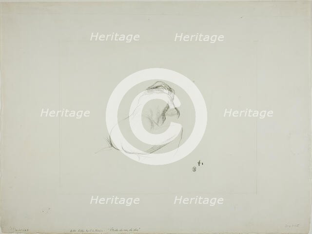 Study of a Nude Woman, from Behind, n.d. Creator: Jean Louis Forain.