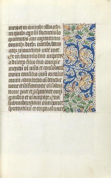 Book of Hours (Use of Rouen): fol. 21r, c. 1470. Creator: Master of the Geneva Latini (French, active Rouen, 1460-80).