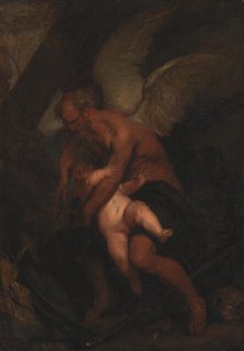Time Clipping Cupid's Wings, 1614-1641. Creator: Gaspar Netscher.