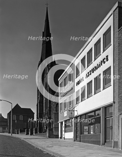 The Royal Insurance Building in Moorgate, Rotherham, South Yorkshire, 20 July 1962 Artist: Michael Walters