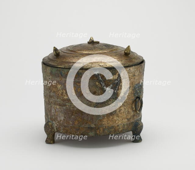 Box with lid (lian), Han dynasty, 100 BCE-100 CE. Creator: Unknown.