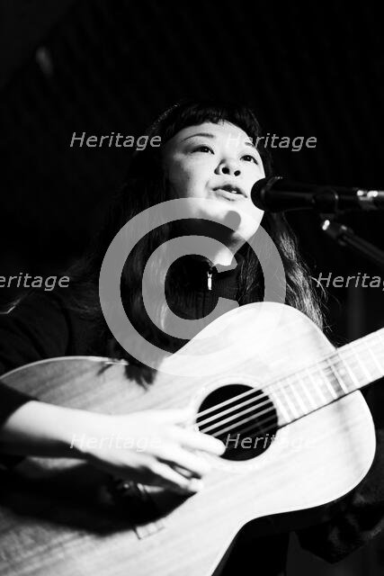 Maya Akechi and Alborg live at Hope & Anchor, Islington, London, May 2025. Creator: Annapaola Marchesani.