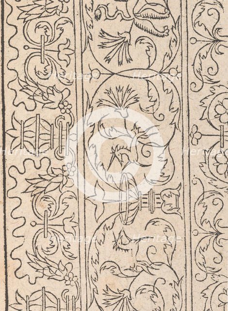 New Modelbüch allen Nägerin u. Sydenstickern (Page 21r), 1556. Creator: Hans Hoffman.