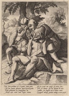 The Wisdom of Fools, c. 1592. Creator: Goltzius, Workshop of Hendrick, after Hendrick Gol.