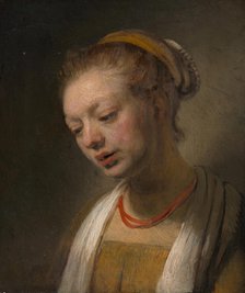 Young Woman with a Red Necklace, ca. 1645. Creator: Unknown.