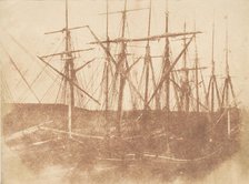 St. Andrews (?). Ships in the Harbor, 1843-47. Creators: David Octavius Hill, Robert Adamson, Hill & Adamson.