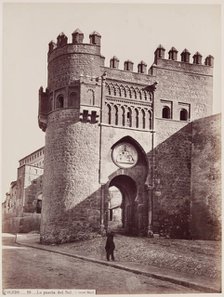 Gate of the Sun, Toledo, Spain, between 1875 and 1892. Creator: Juan Laurent.