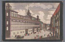 View of the Town Hall in Nuremberg, 1742-1801. Creator: Georg Balthasar Probst [possibly].