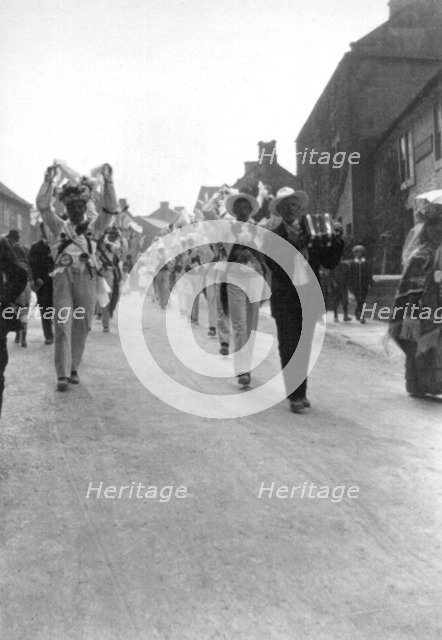 Winster Morris Dancers, Derbyshire, c1908. Artist: Unknown