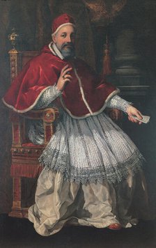 Portrait of Pope Urban VIII, 1624-1626. Creator: Cortona, Pietro da (1596-1669).