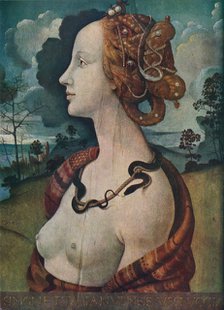 'Portrait of Simonetta Vespucci', c1480, (1939). Artist: Piero di Cosimo.