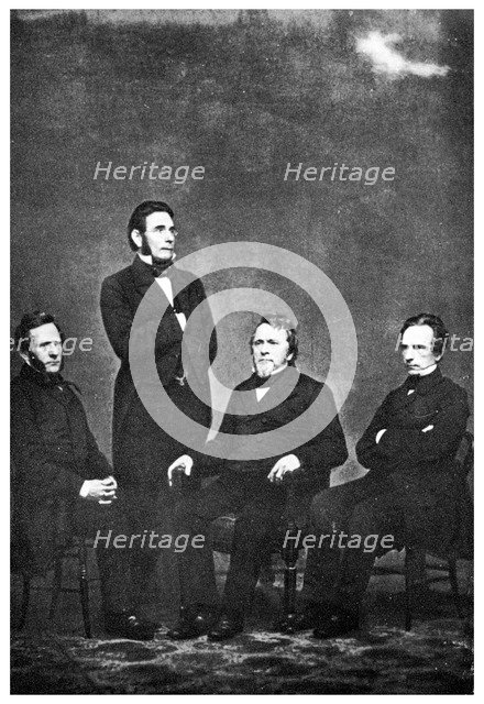 'The Famous Publishing Company of Harper and Brothers' 1863 (1955). Artist: Unknown