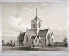 View of the Church of Our Blessed Lady and Saint Joseph, Poplar, London, c1860.                      Artist: Anon