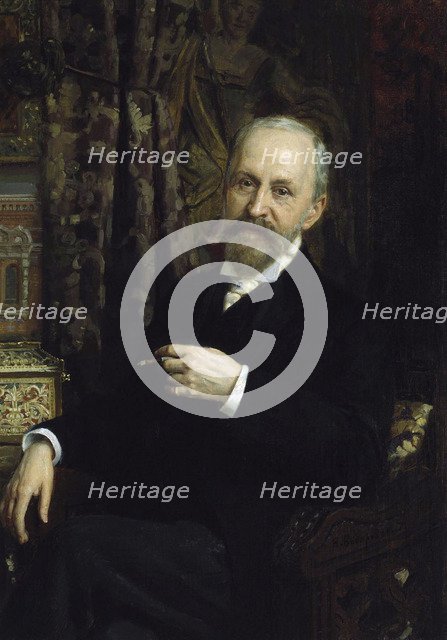 Portrait of the architect Alfred Parland', (1842-1919), 19th century. Creator: Anonymous.