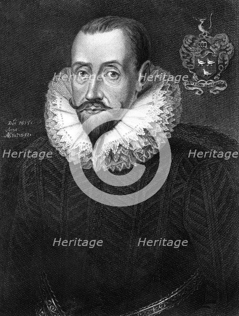 Sir Robert Naunton, English politician and writer.Artist: Robert Cooper