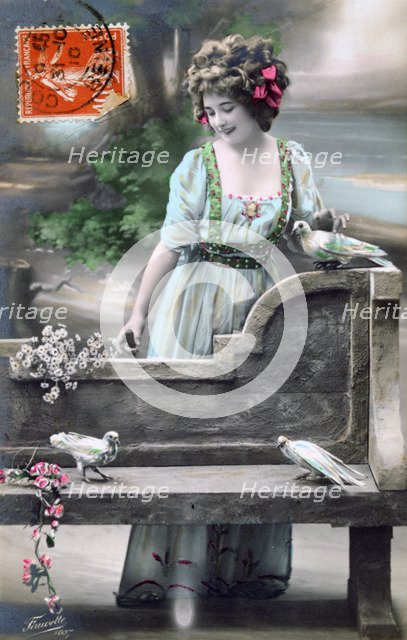 French postcard, c1900. Artist: Unknown