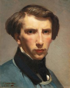 Self-Portrait, 1853. Creator: Bouguereau, William-Adolphe (1825-1905).