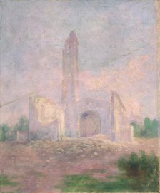 Ruins of a church, early 20th century. Creator: Dezider Czölder.