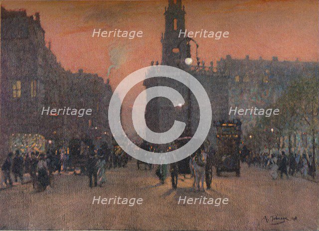 'St. Mary-Le-Strand', c1909. Artist: Algernon Talmage.